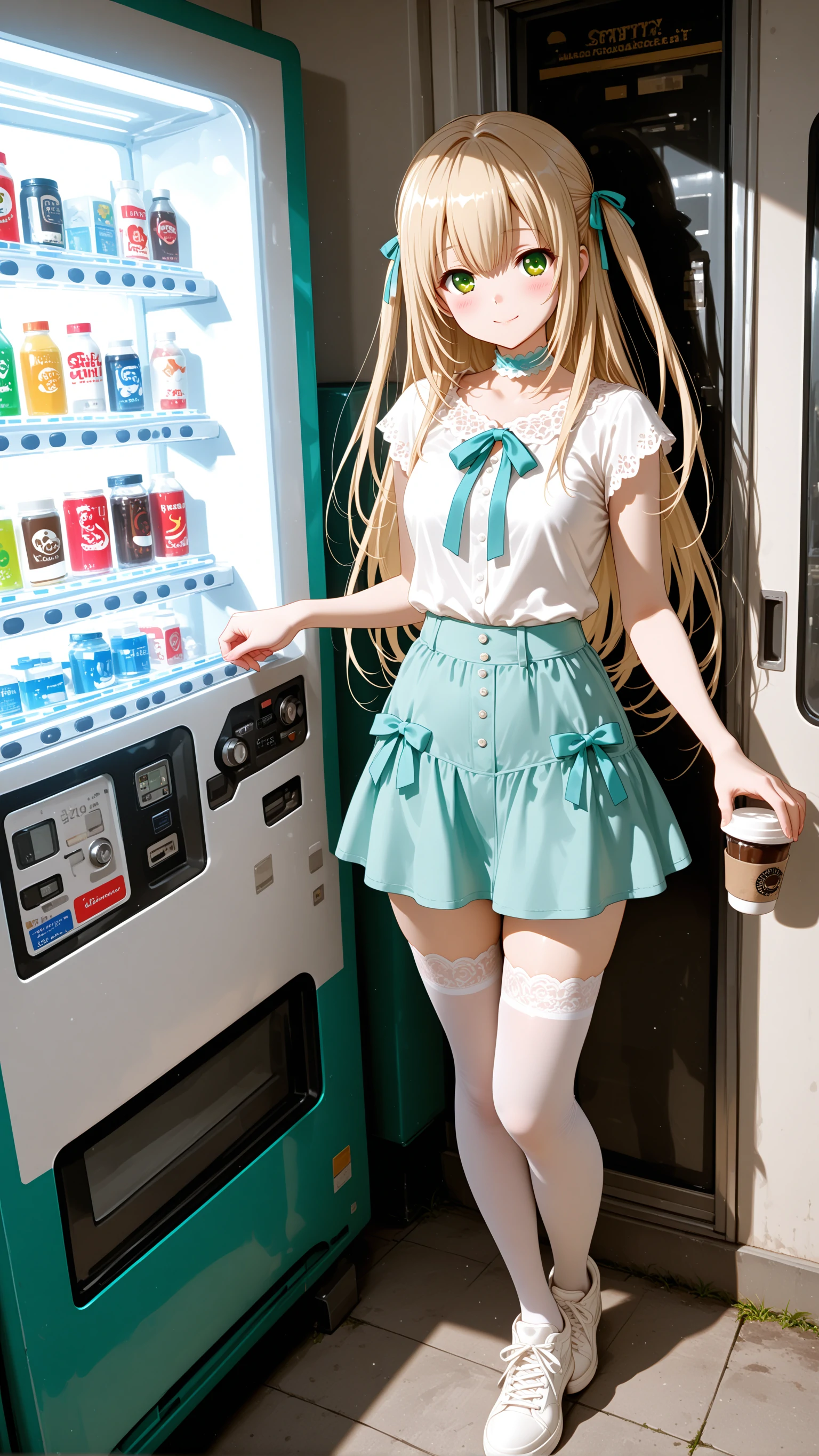 Sylphy flowing outfit blowing in wind AI image