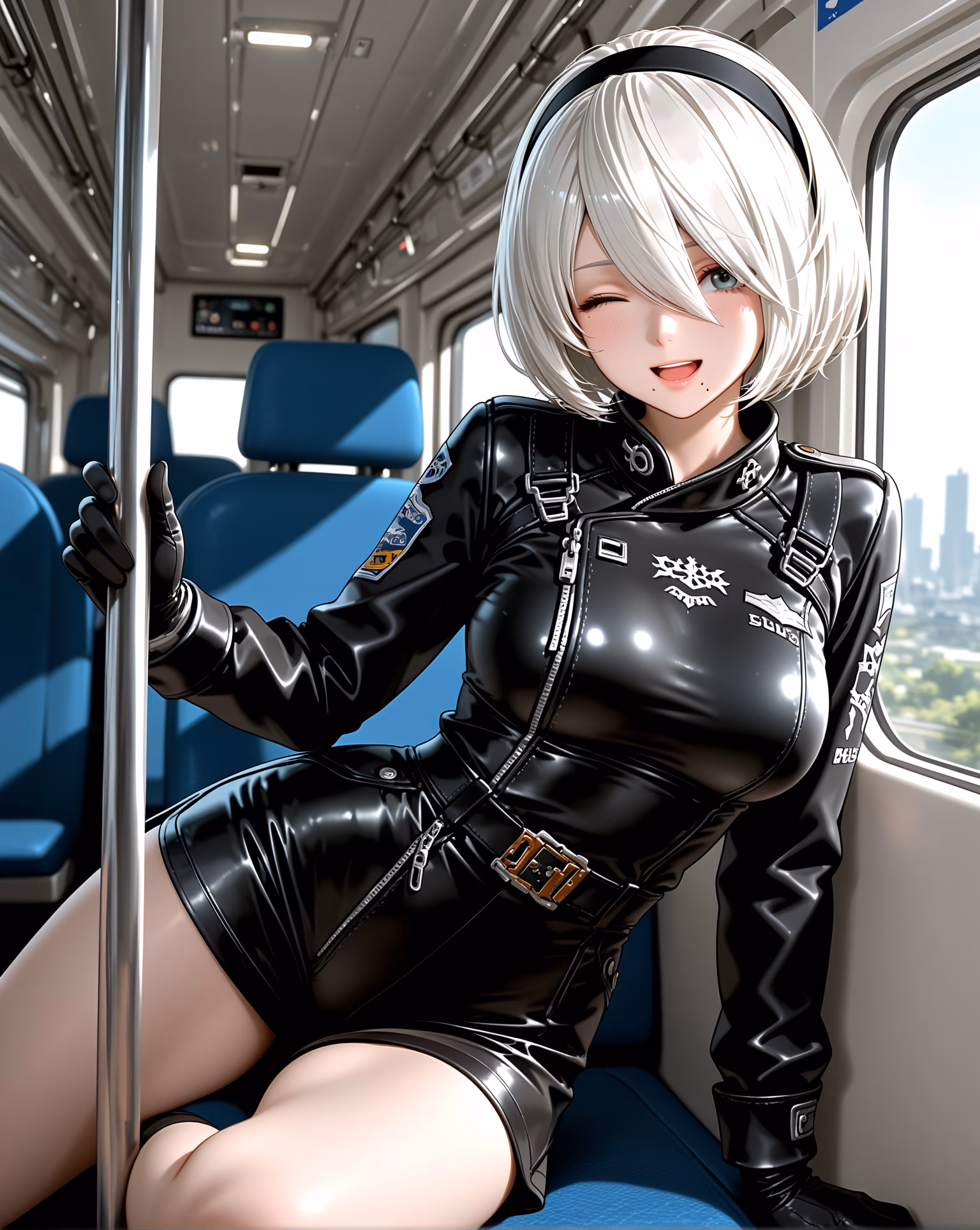 2B 公式ポートレート AI生成 — ニーア オートマタ
