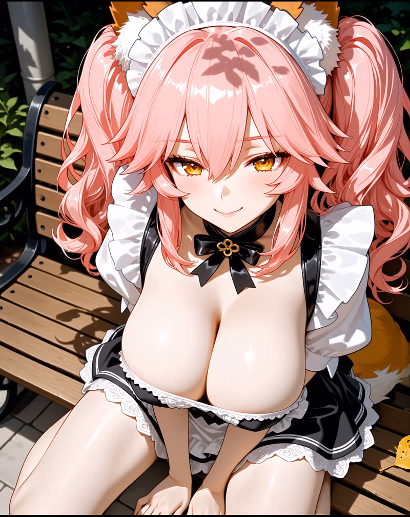 玉藻の前 公式ポートレート AI生成 — Fate/Extra