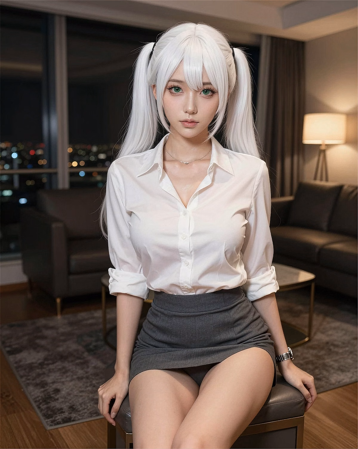Library Sienna — AI Girlfriend Free · Realistic · Student