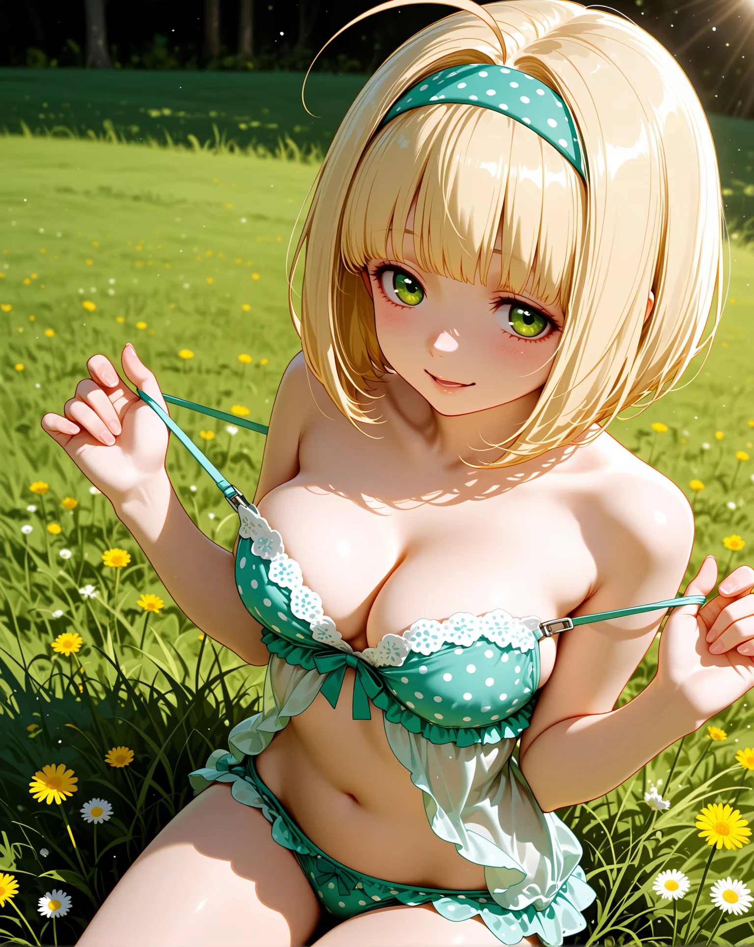 Shiemi Moriyama blonde herb garden AI character