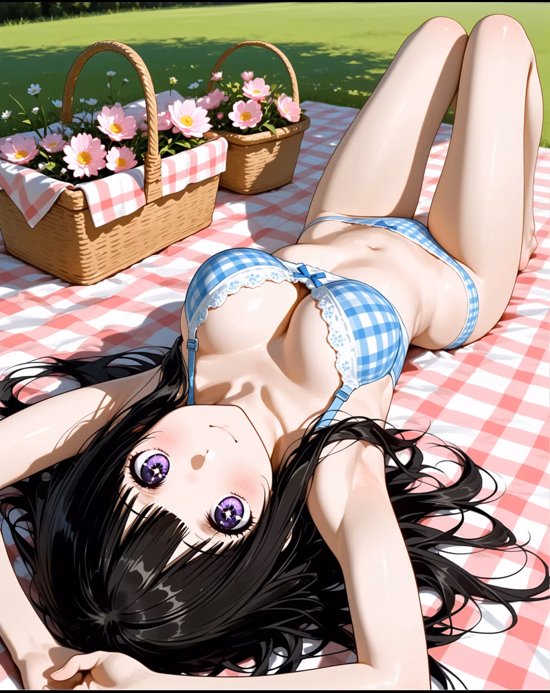 Chitanda Eru official portrait AI generated — Hyouka