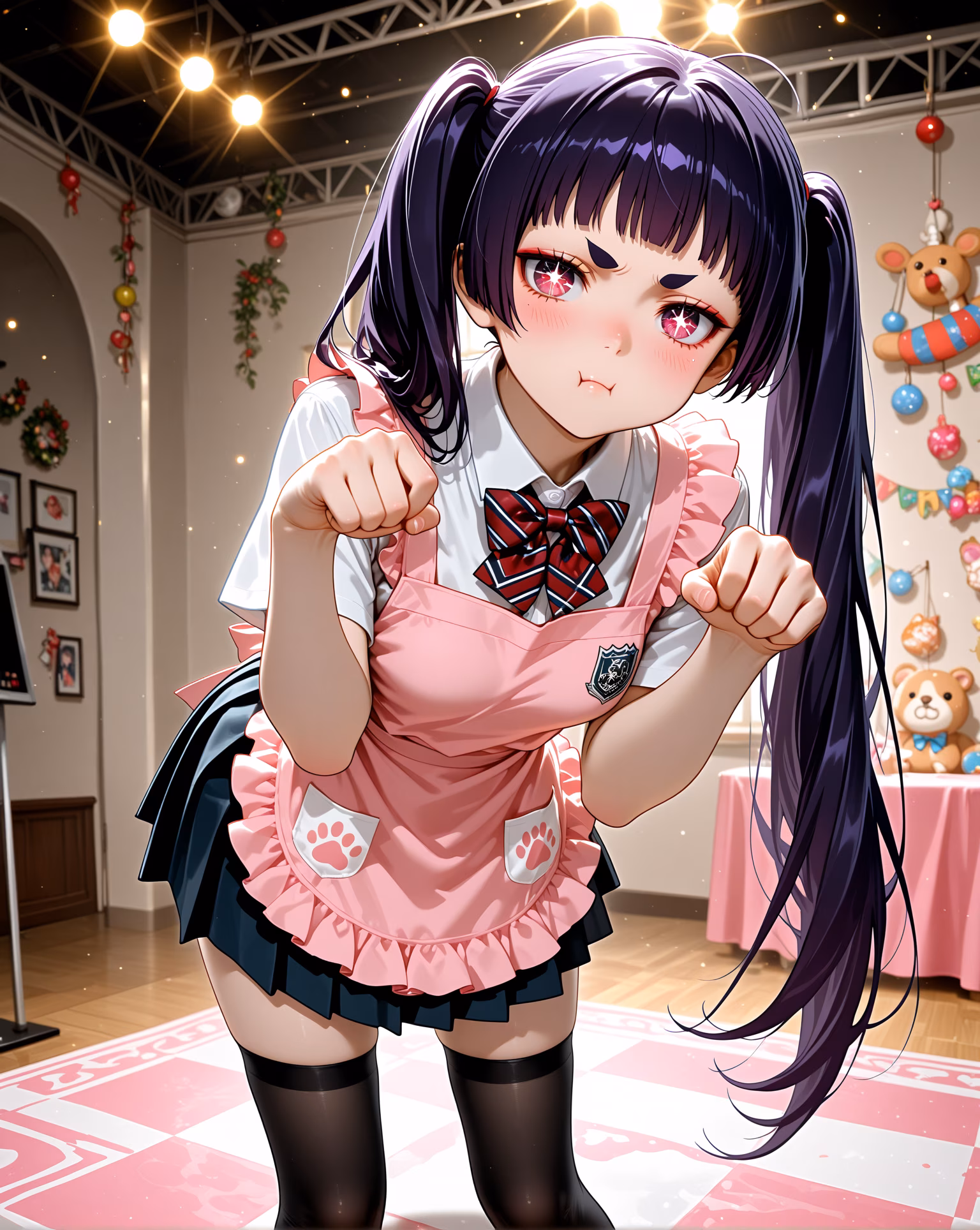 Izumo Kamiki official portrait, AI generated — Blue Exorcist