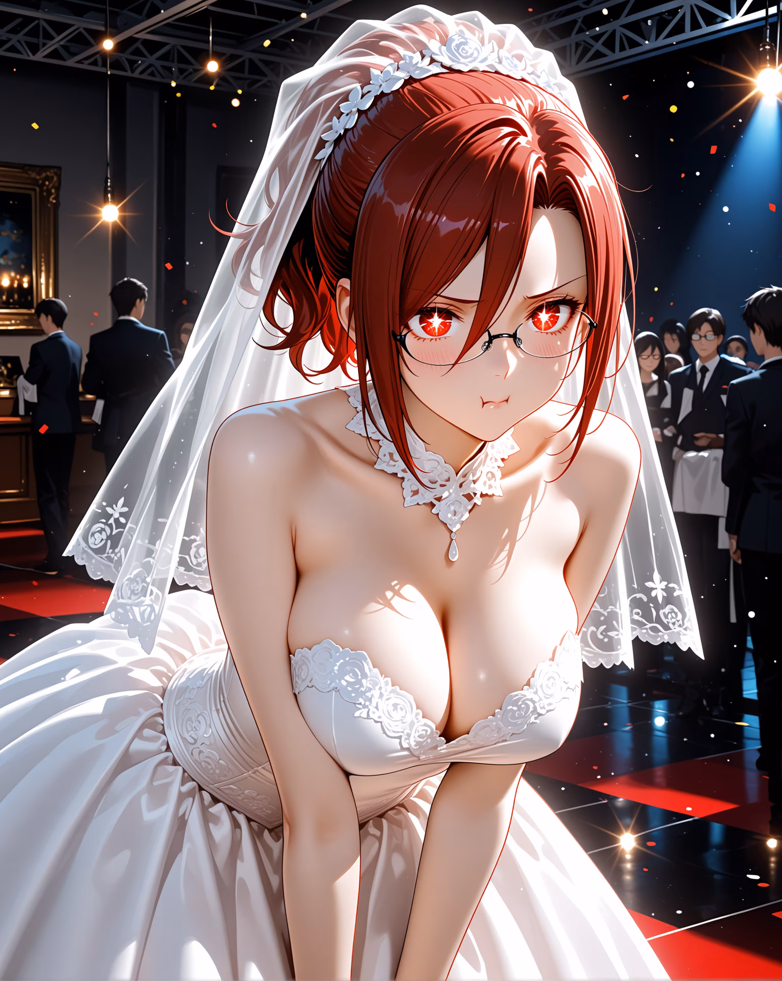 Aozaki Touko official portrait, AI generated — TYPE-MOON