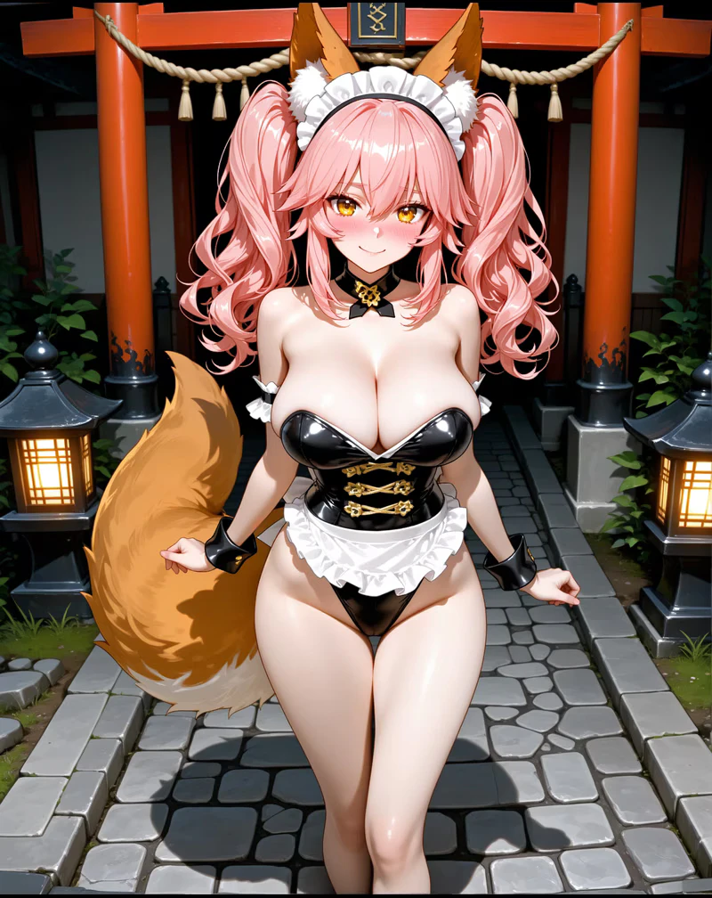 玉藻 九尾の狐 妖艶な花嫁 AIキャラクター