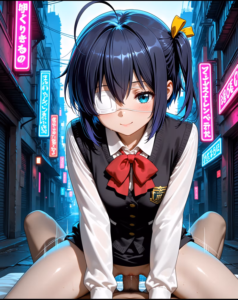 Takanashi Rikka school uniform high schooler AI character