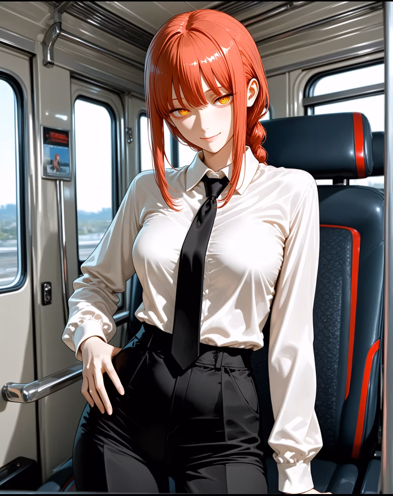 Makima official portrait, AI generated — Chainsaw Man
