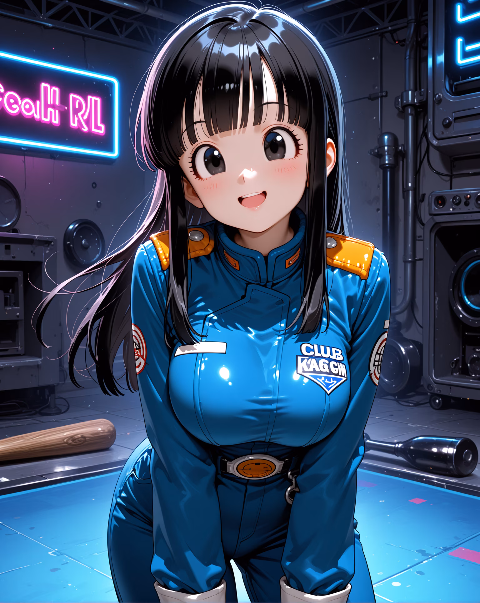 Chi-Chi official portrait, AI generated — Dragon Ball