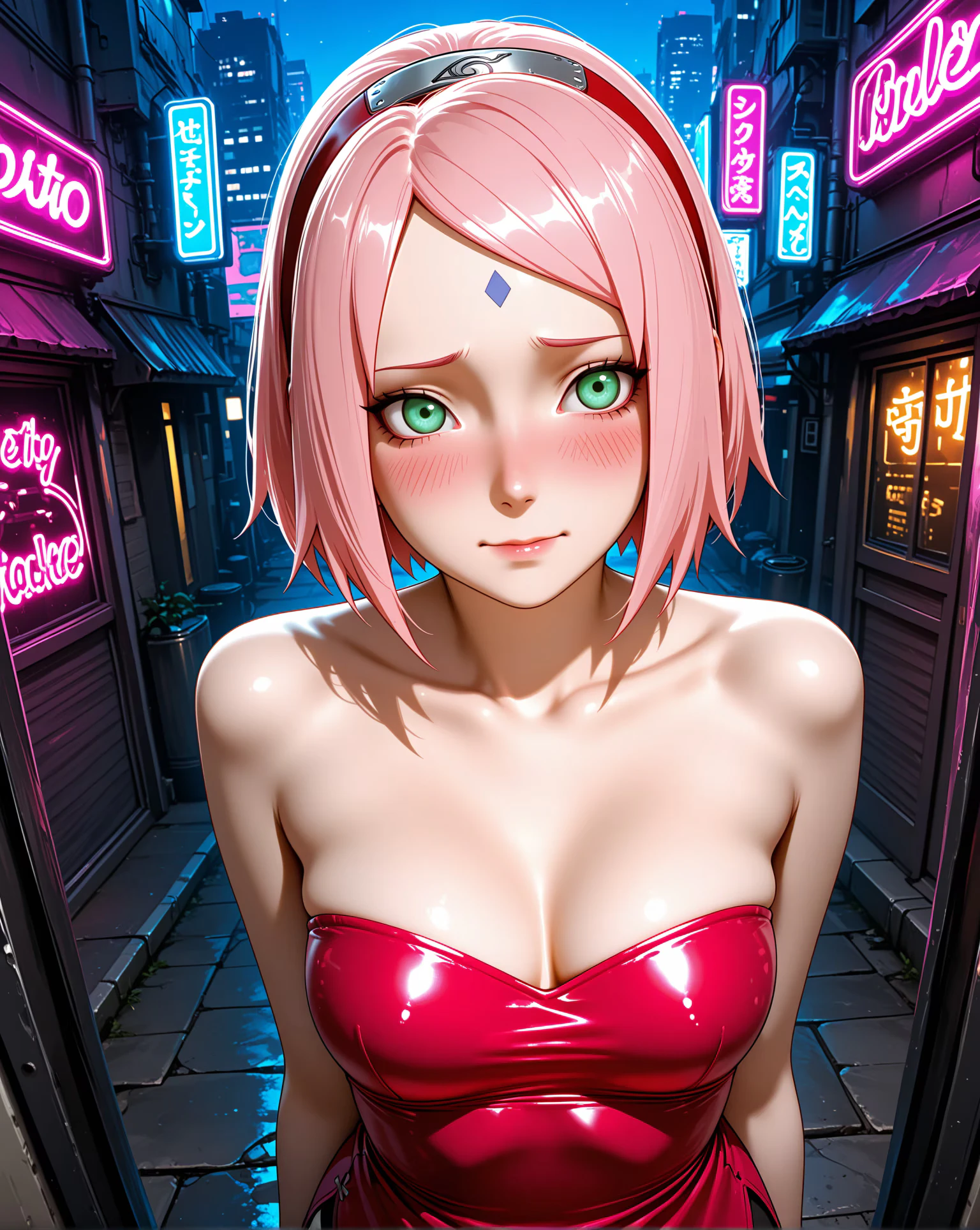 サクラ 少年編 NARUTO ヒロイン AI画像