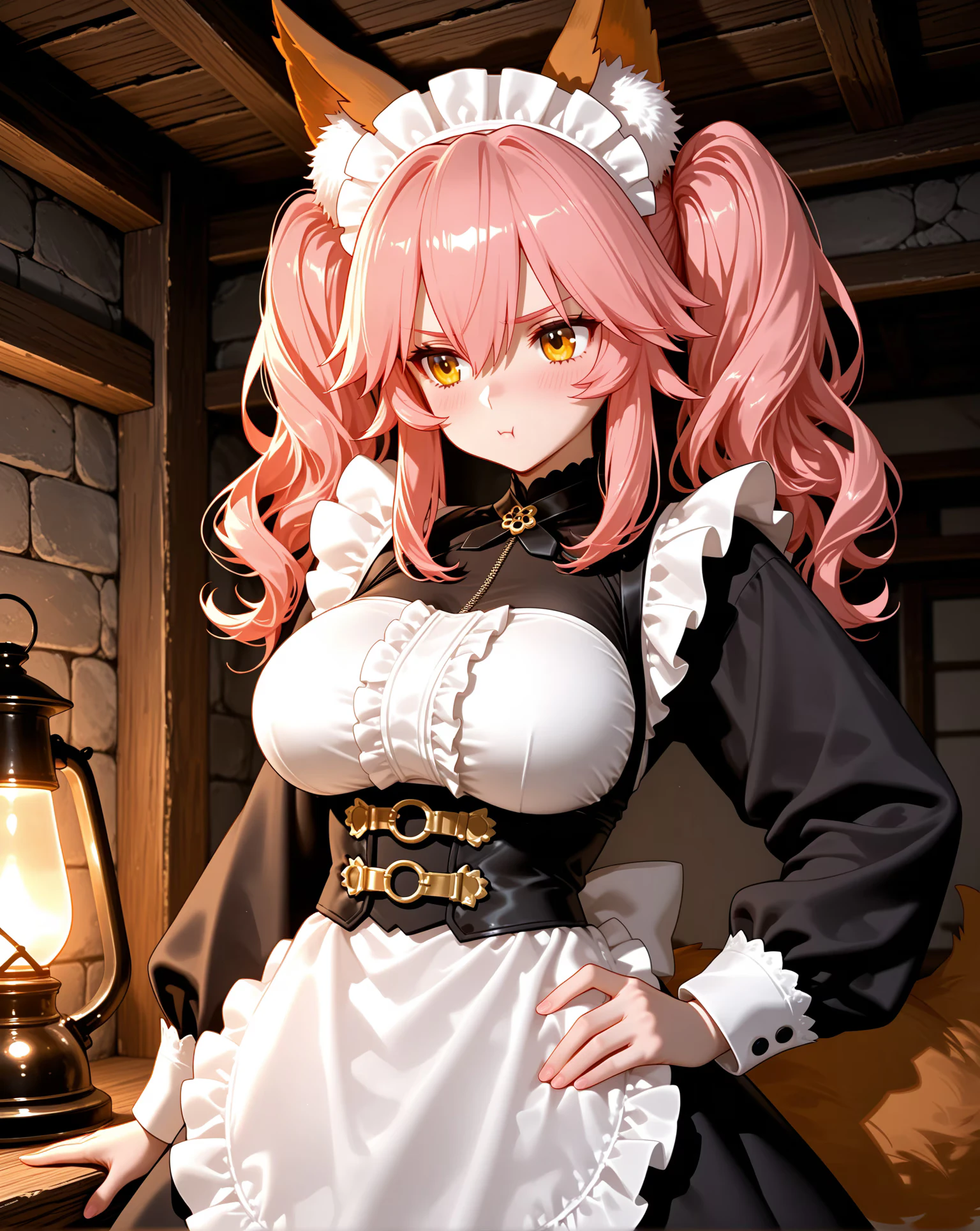 玉藻の前 公式ポートレート AI生成 — Fate/Extra