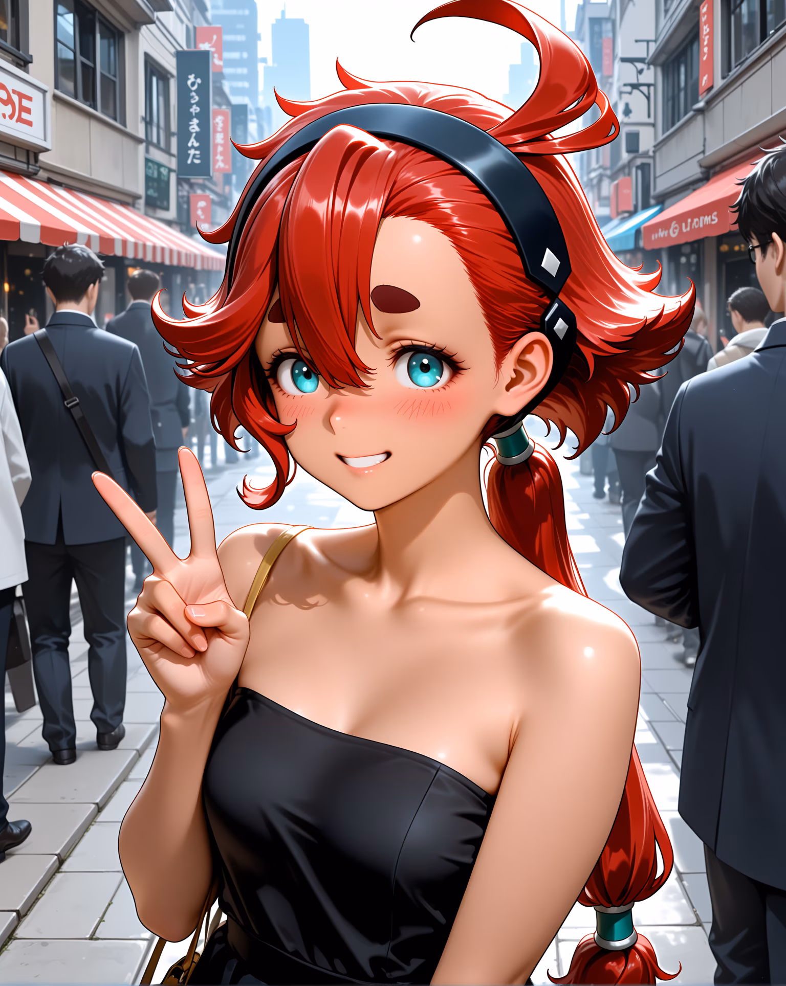 Suletta Mercury official portrait, AI generated — The Witch from Mercury
