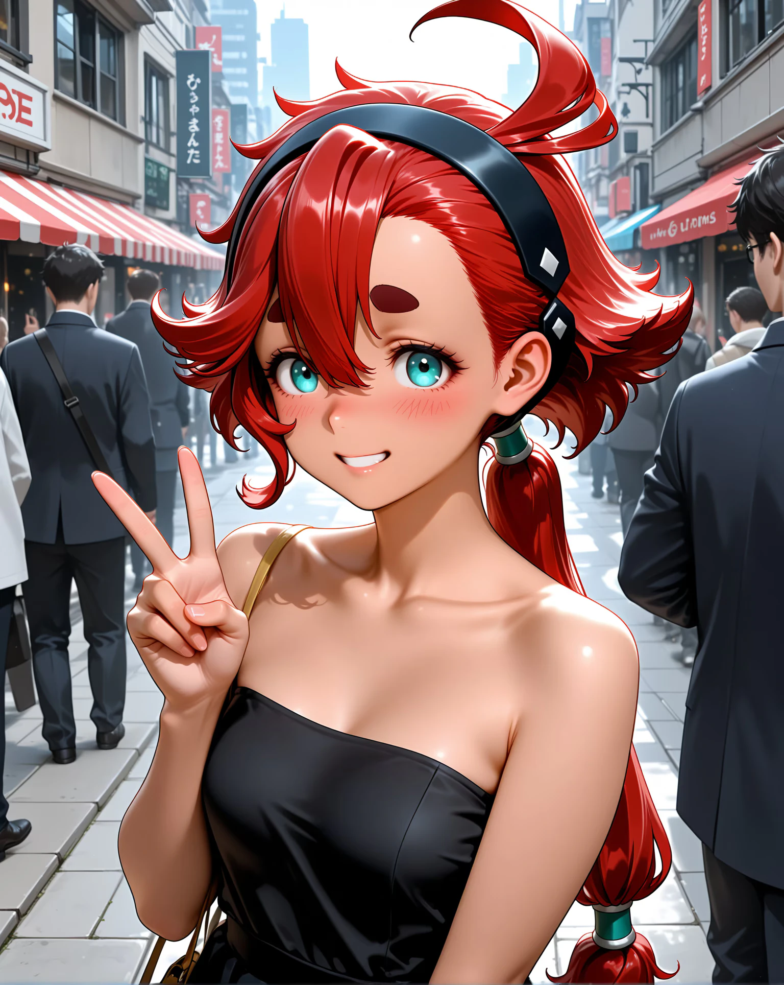 スレッタ・マーキュリー 公式ポートレート AI生成 — 水星の魔女