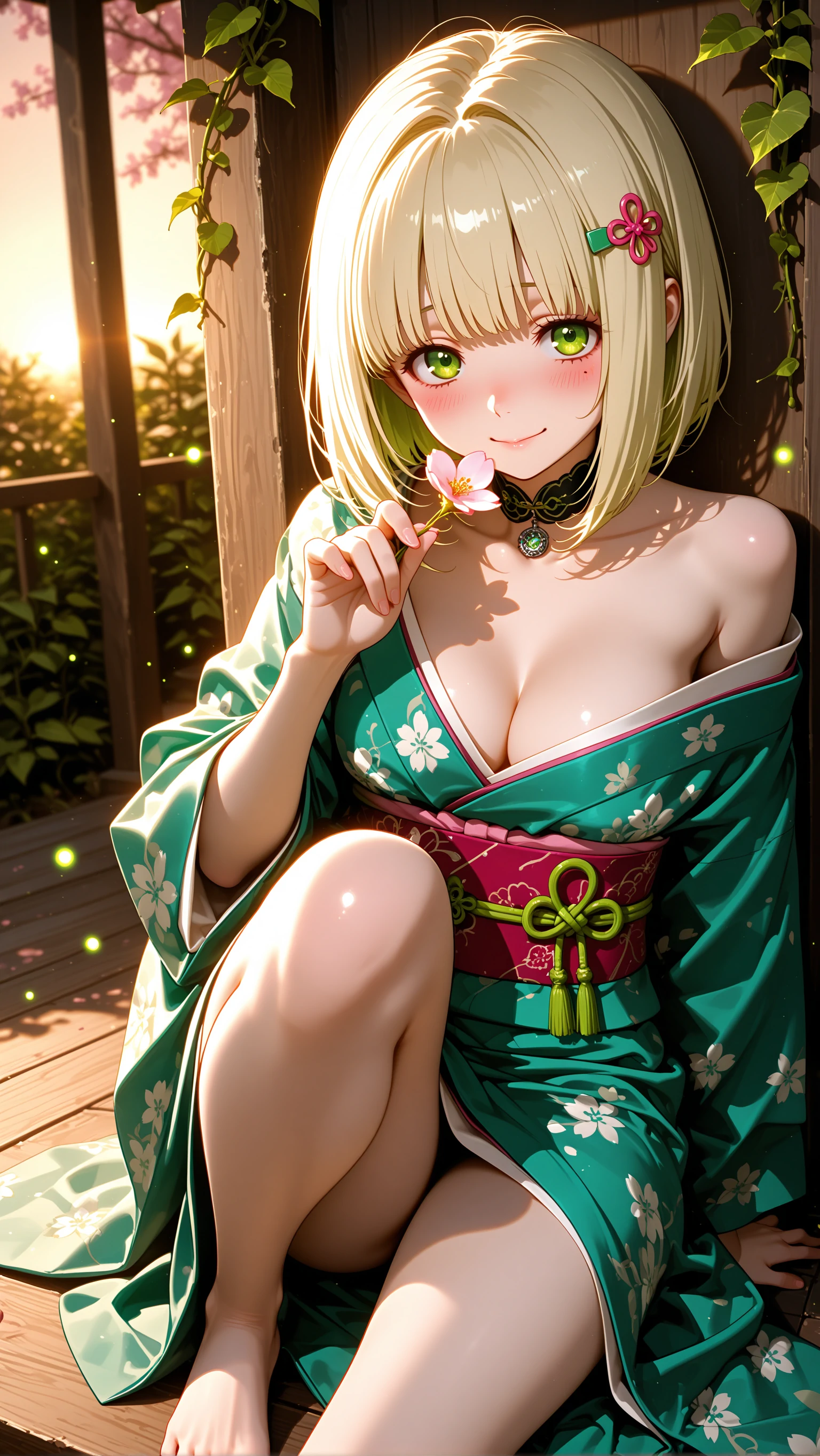 Shiemi Moriyama official portrait, AI generated — Blue Exorcist