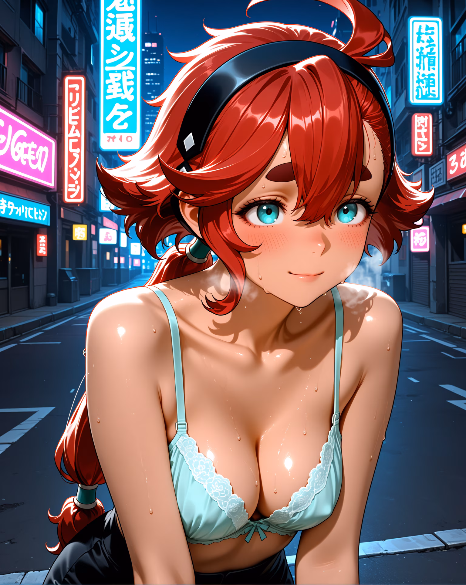 Suletta girl from Mercury AI image
