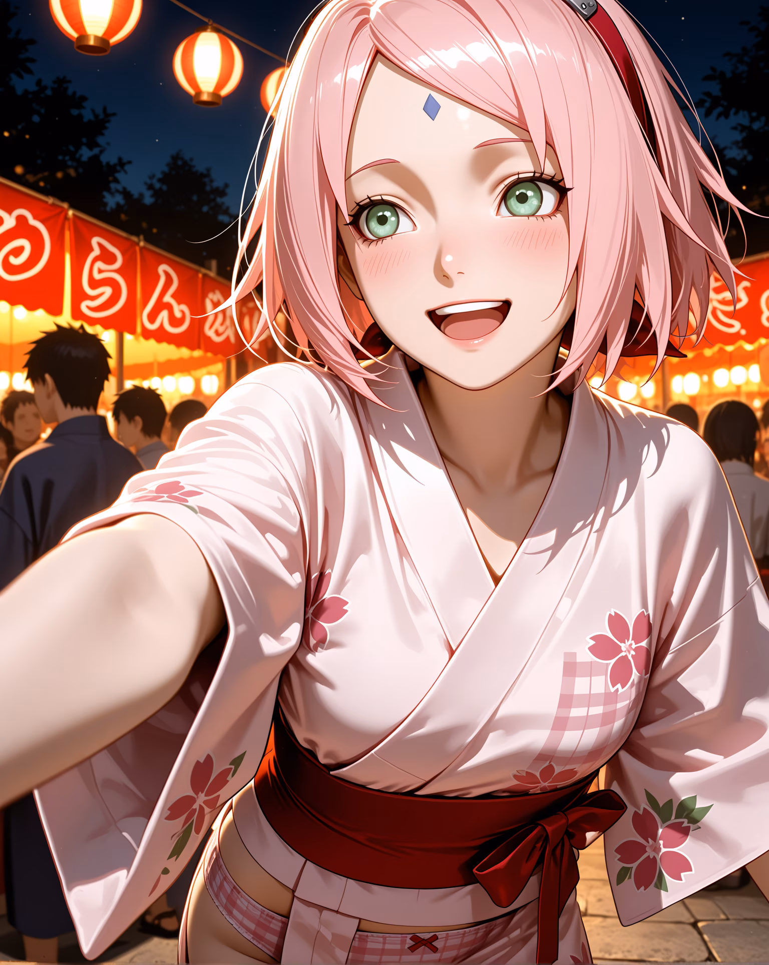 Sakura Haruno official portrait, AI generated — Naruto