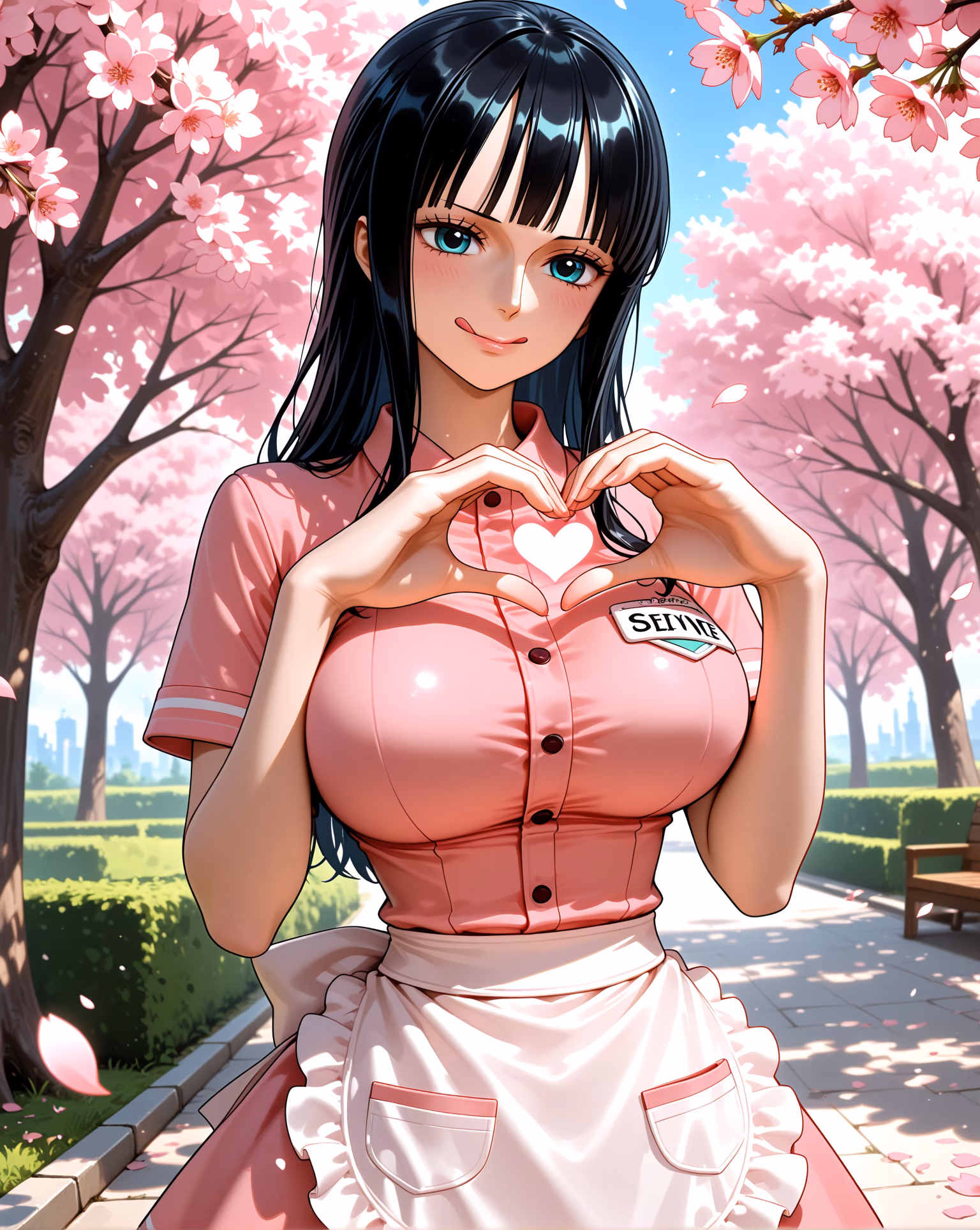 Nico Robin official portrait AI generated — ONE PIECE