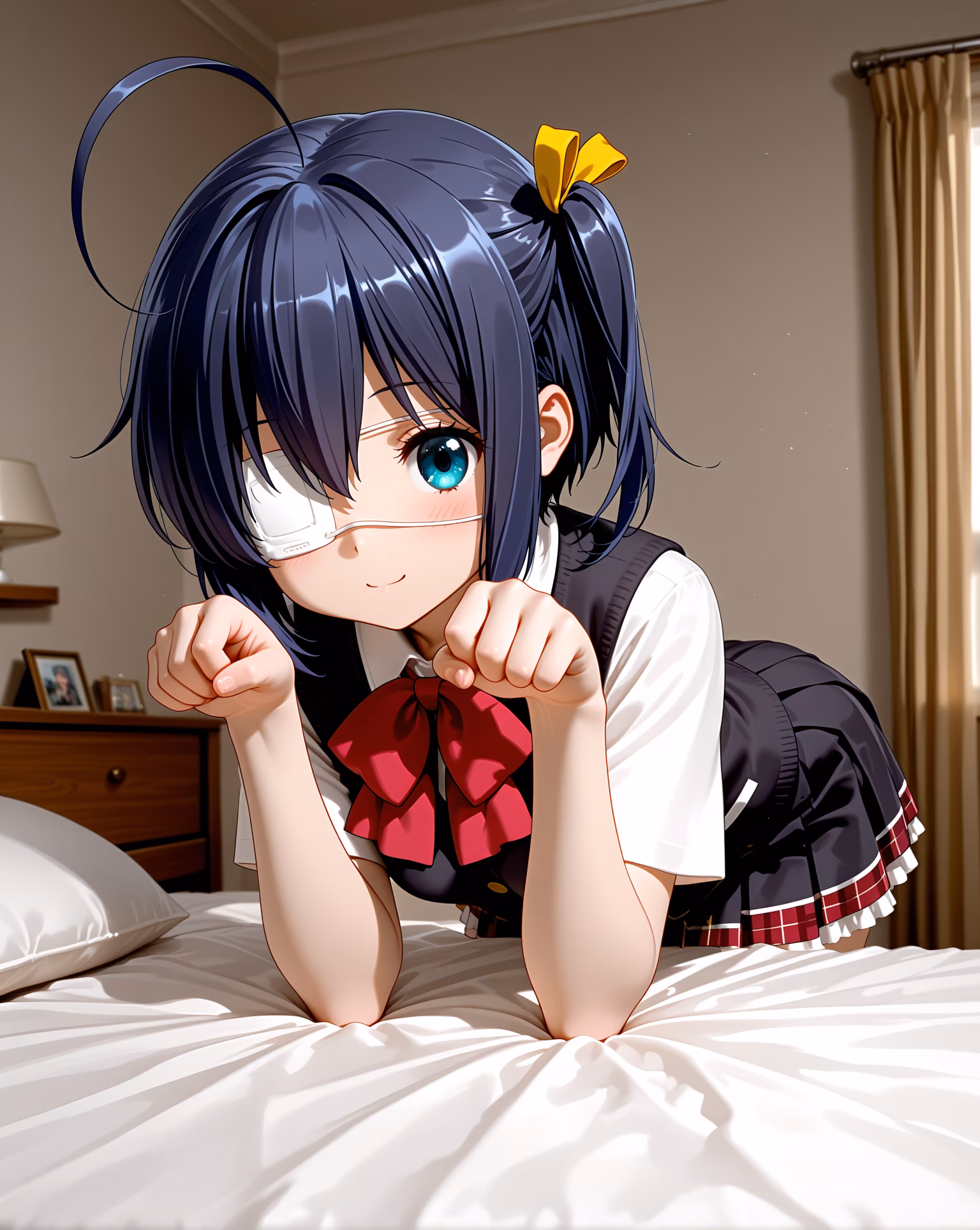 Takanashi Rikka Wicked Eye Chuunibyou demo Koi ga Shitai AI generated