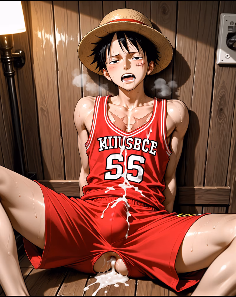 ルフィ 麦わら帽子 公式ポートレート AI生成 — ONE PIECE